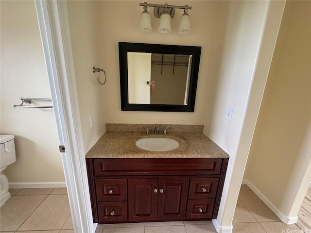 16-2075 Vista Dr, Pahoa, HI 96778 - bathroom with vanity and tile patterned flooring