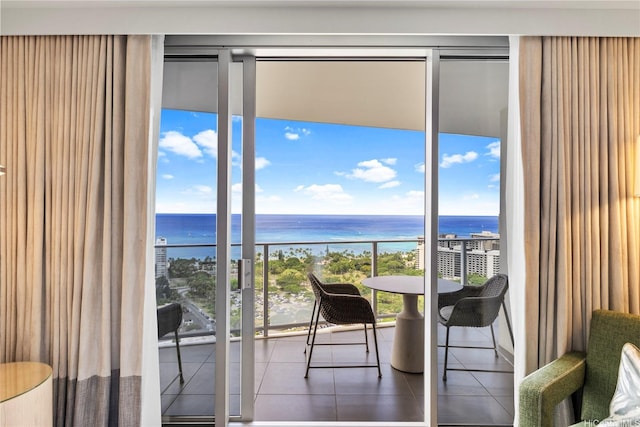 383 Kalaimoku St Unit 3109, Honolulu, HI 96815 - balcony featuring a water view