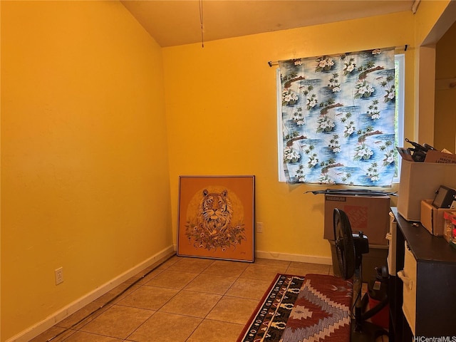 15-2737 Lalakea St, Pahoa, HI 96778 - home office with light tile patterned flooring and baseboards
