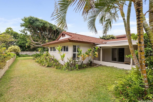 55-439 Naniloa Loop, Laie, HI 96762 - back of property featuring a lawn