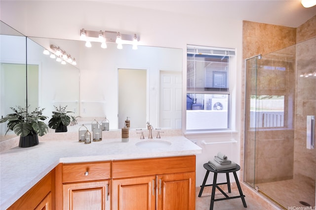 94-1043 Alelo St, Waipahu, HI 96797 - full bathroom with double vanity and a stall shower