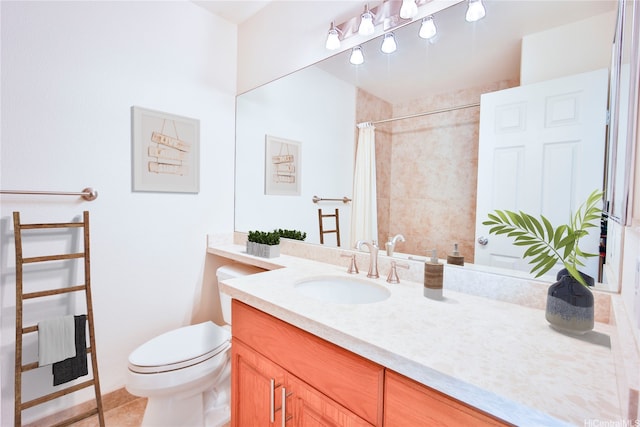 94-1043 Alelo St, Waipahu, HI 96797 - bathroom with vanity, tile patterned floors, and a shower with shower curtain