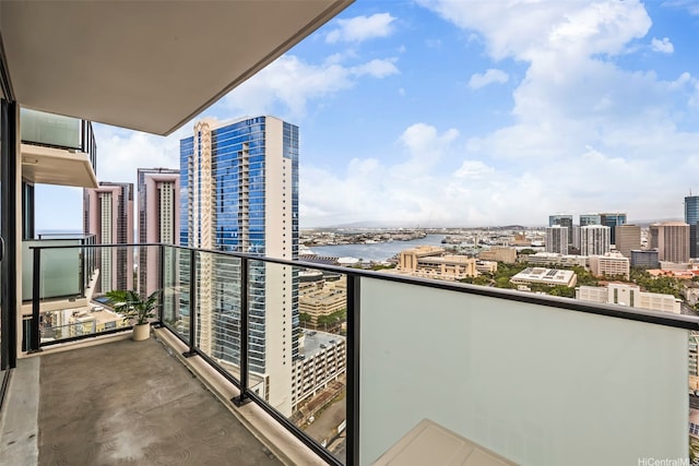 615 Keawe St Unit 3005, Honolulu, HI 96813 - balcony with a city view and a water view