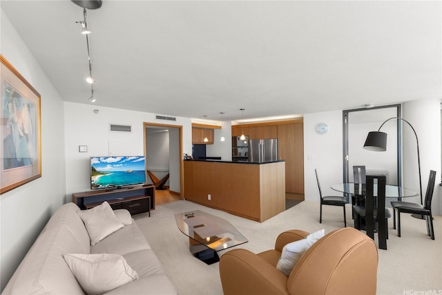 1330 Ala Moana Blvd Unit 3305, Honolulu, HI 96814 - living room featuring light colored carpet