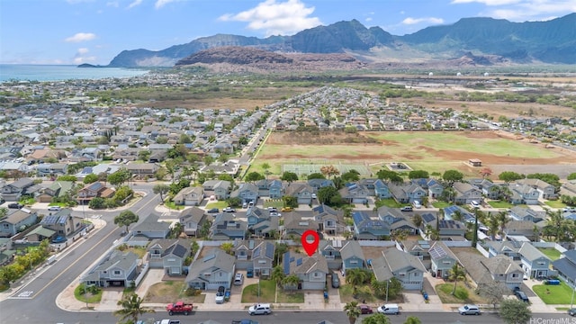 87-1106 Oheohe St, Waianae, HI 96792 - view of property location featuring nearby suburban area and a water and mountain view