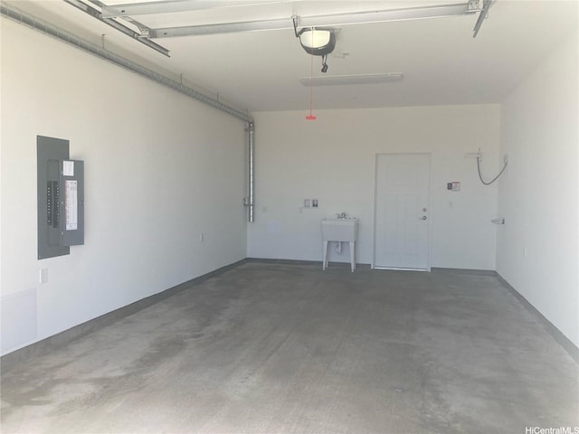 91-1101 Franklin D Roosevelt Ave Unit 365, Kapolei, HI 96707 - garage featuring electric panel and a garage door opener