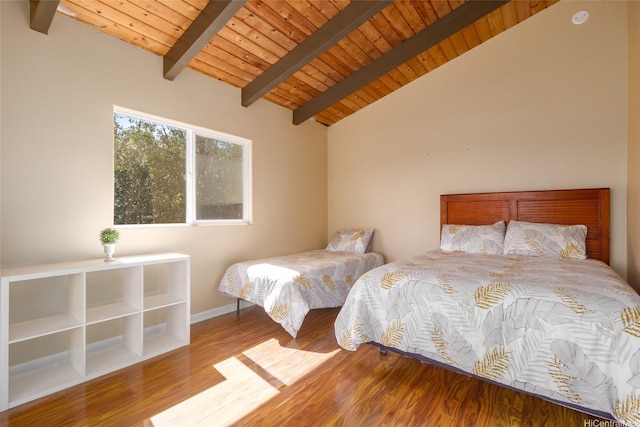 11-3064 Lehua St, Mountain View, HI 96771 - bedroom with wood ceiling and wood finished floors