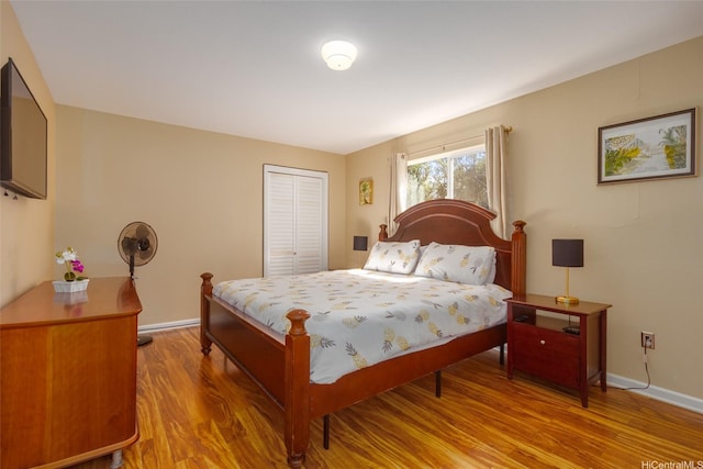 11-3064 Lehua St, Mountain View, HI 96771 - bedroom with wood finished floors and a closet