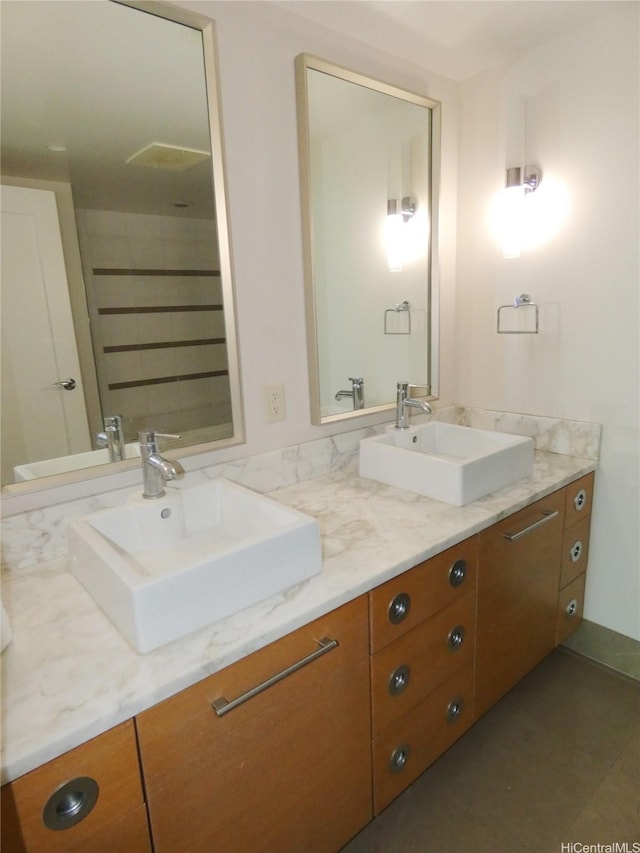 1177 Queen St Unit 3405, Honolulu, HI 96814 - bathroom with double vanity