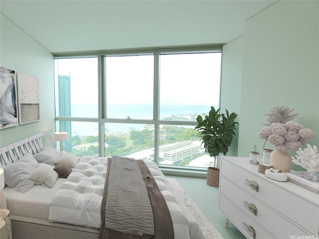 1177 Queen St Unit 3405, Honolulu, HI 96814 - bedroom with a water view and multiple windows