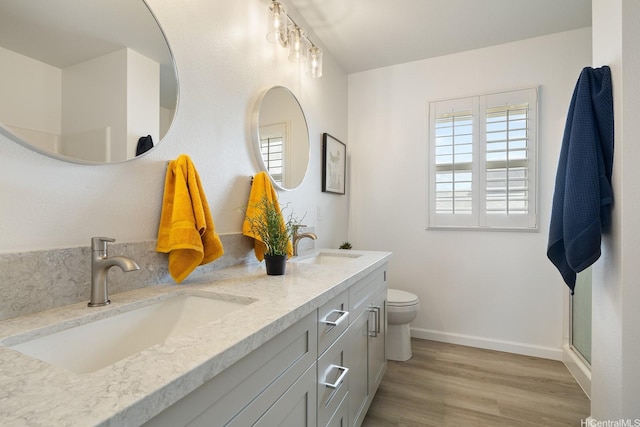 91-497 Kuhialoko St, Ewa Beach, HI 96706 - full bathroom with double vanity and wood finished floors