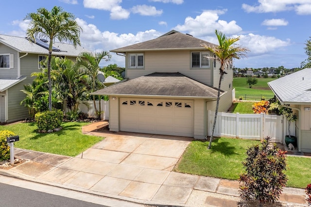91-497 Kuhialoko St, Ewa Beach, HI 96706 - view of front of home featuring concrete driveway and roof with shingles