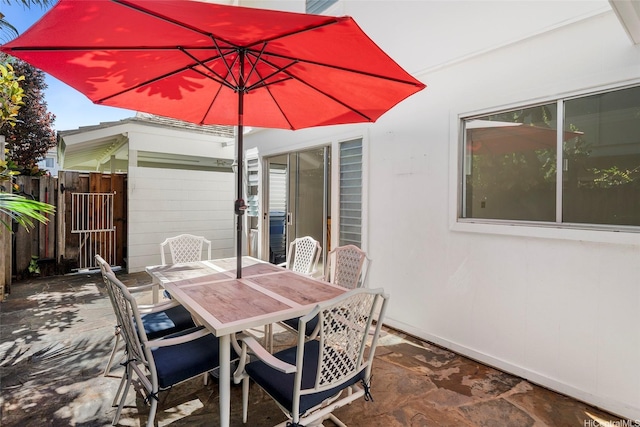 356 Opihikao Pl Unit 542, Honolulu, HI 96825 - view of patio featuring outdoor dining area