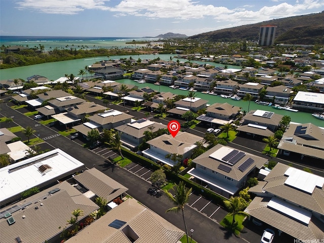 356 Opihikao Pl Unit 542, Honolulu, HI 96825 - aerial perspective of suburban area featuring a water and mountain view
