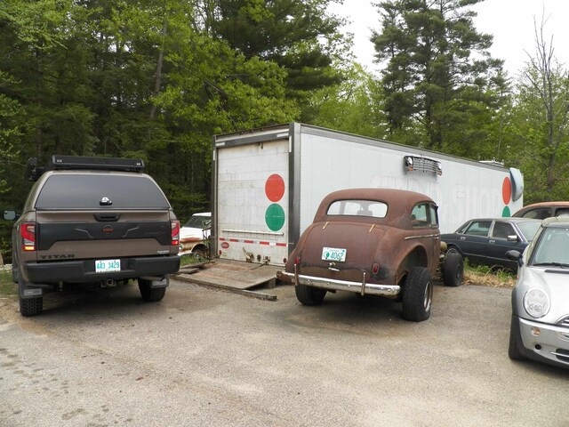 view of parking / parking lot