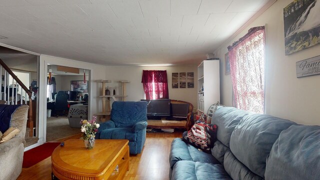 1161 Ethan Allen Hwy, Georgia, VT 05454 - living room with light hardwood / wood-style floors and a wealth of natural light