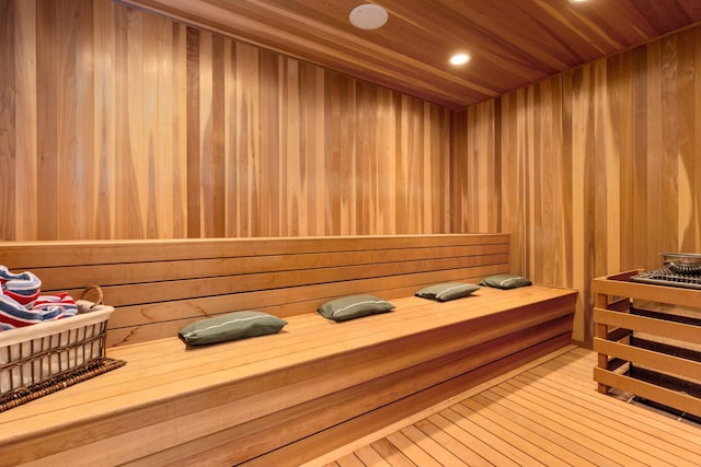 view of sauna / steam room