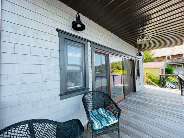 43 Jackson Lodge Rd, Canaan, VT 05903 - view of deck