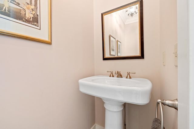 bathroom featuring sink