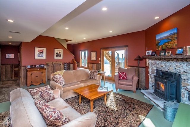 view of living room