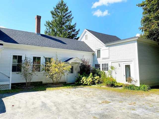 view of back of property