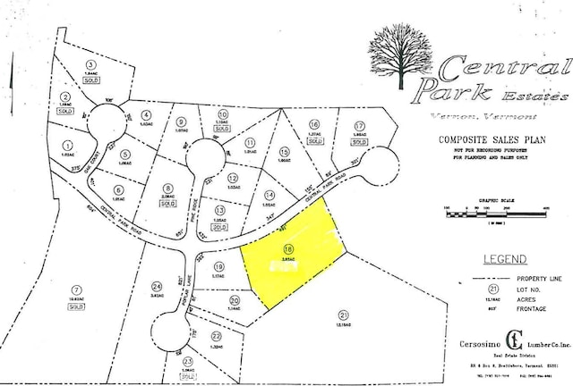 LOT18 Central Park Ests, Vernon VT, 05354 land for sale