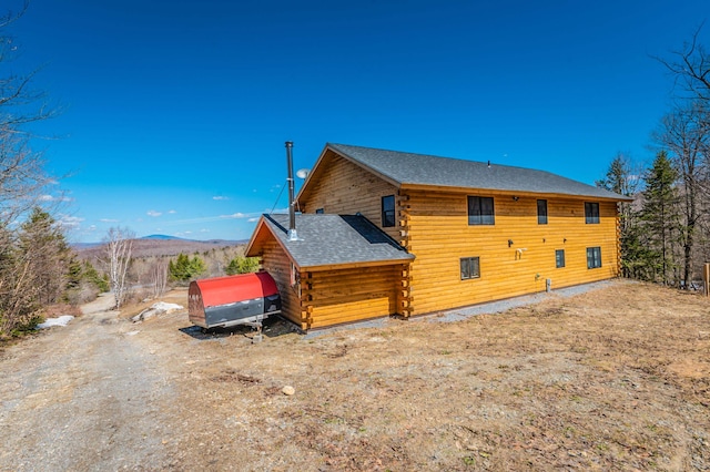 view of rear view of property