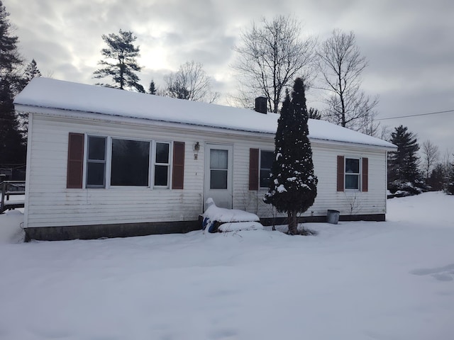 view of front of home