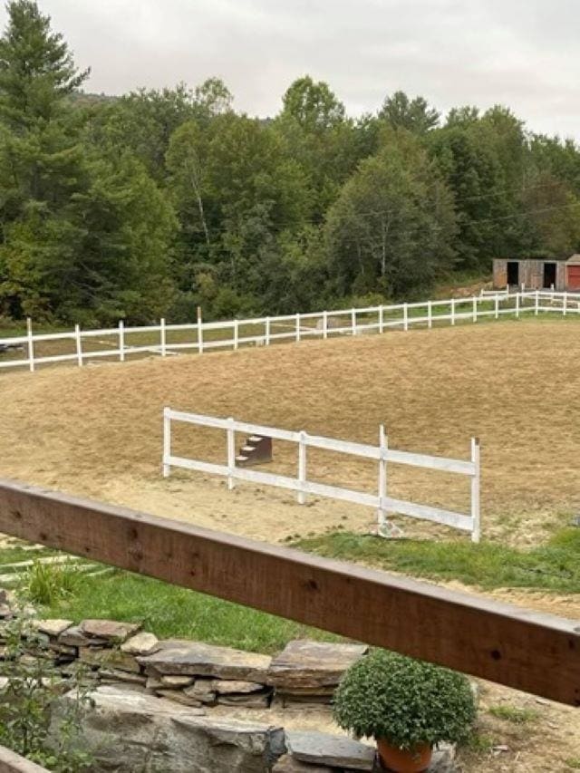 17 Tracy Hill Rd, Northfield, VT 05663 - horse barn with a forest view