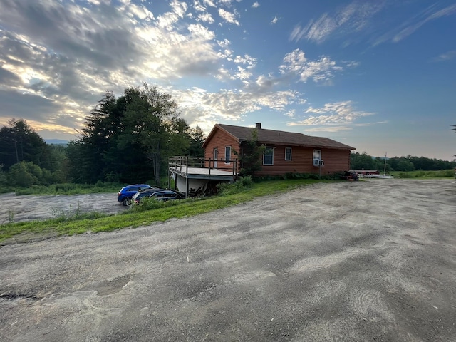 17 Tracy Hill Rd, Northfield, VT 05663 - view of property exterior featuring a wooden deck