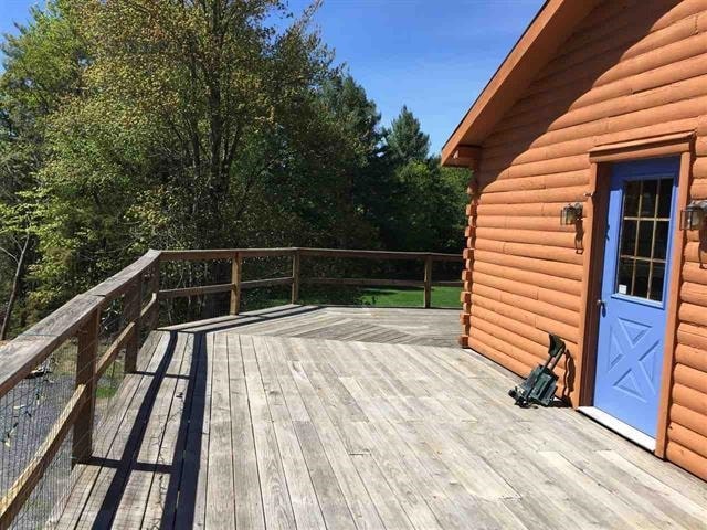 17 Tracy Hill Rd, Northfield, VT 05663 - view of wooden deck