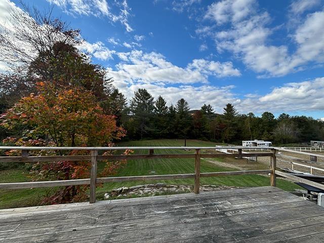 17 Tracy Hill Rd, Northfield, VT 05663 - view of wooden terrace