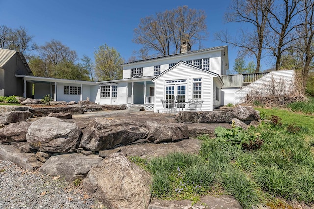 view of rear view of house