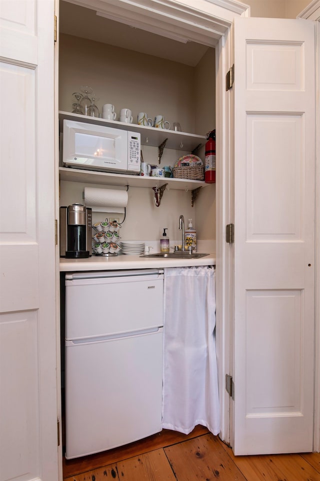 interior space with sink