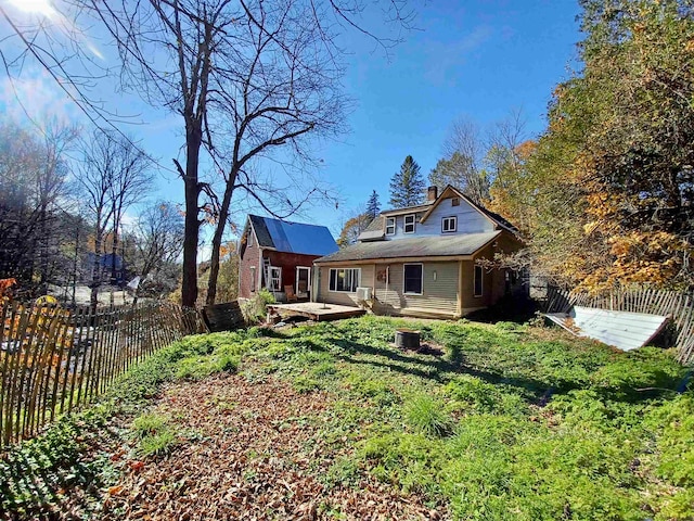 view of rear view of property