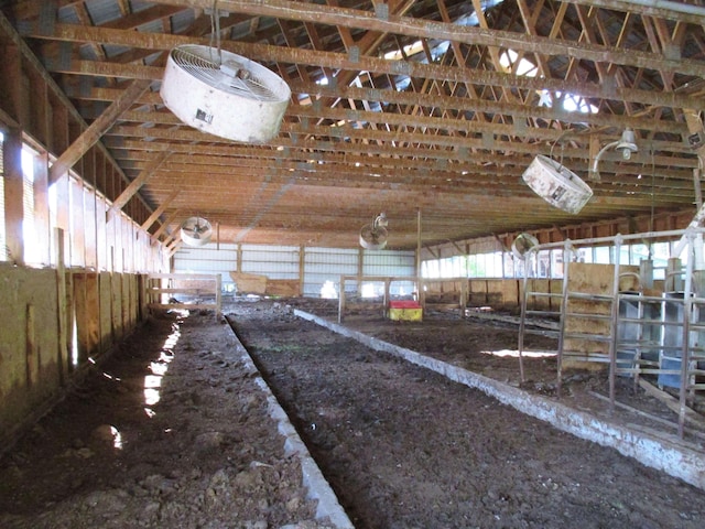 view of horse barn