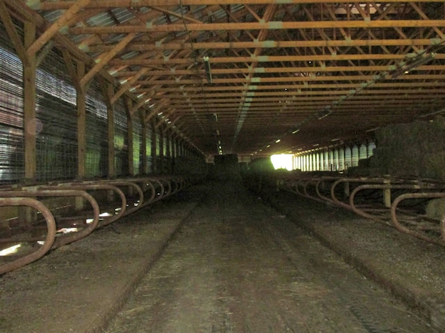 view of horse barn