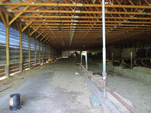 view of horse barn