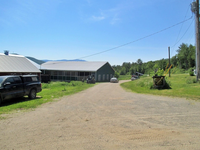 view of road