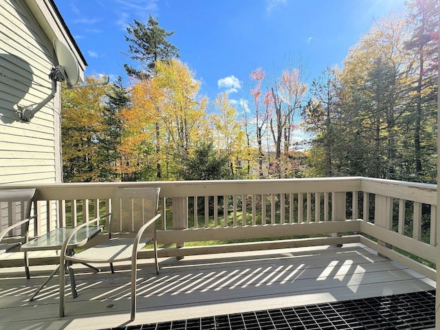 34 Sugar Brook Rd Unit F4, Peru, VT 05152 - view of wooden terrace