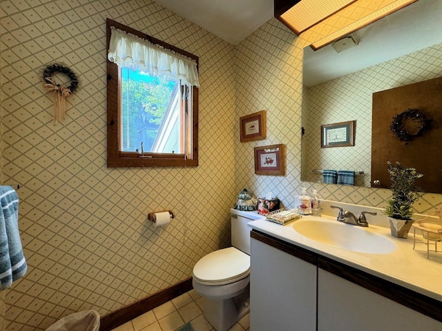 34 Sugar Brook Rd Unit F4, Peru, VT 05152 - half bath featuring tile patterned flooring, vanity, and toilet