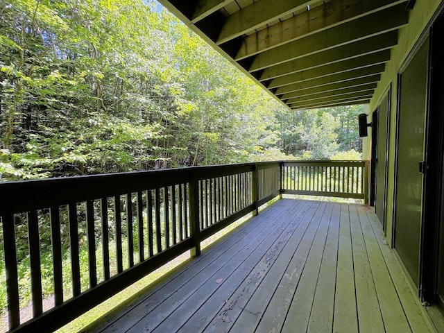 view of deck