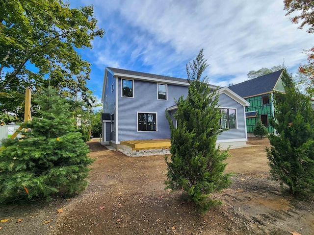 view of rear view of house