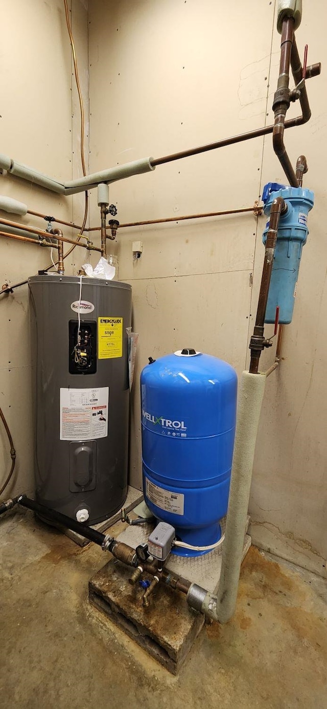 utilities with electric water heater