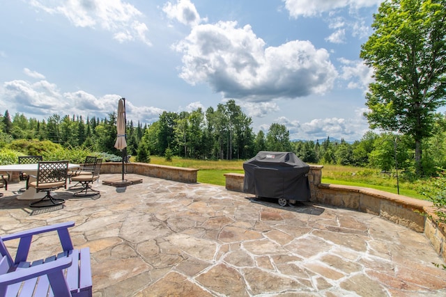 view of patio / terrace with grilling area