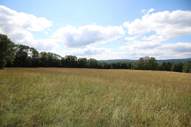 view of landscape featuring a rural view