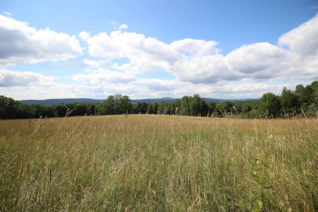 mountain view with a rural view