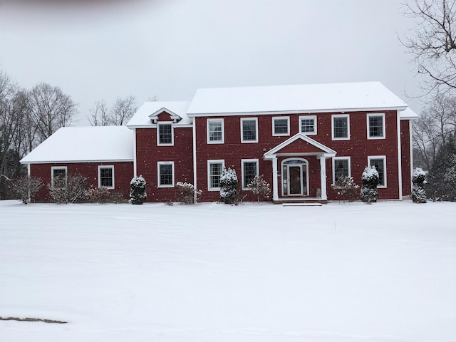 view of colonial home