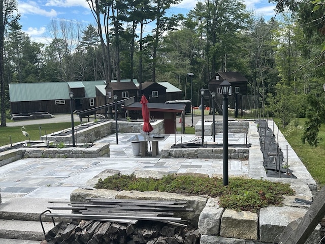 exterior space featuring a playground