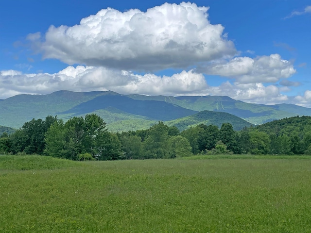 view of mountain feature